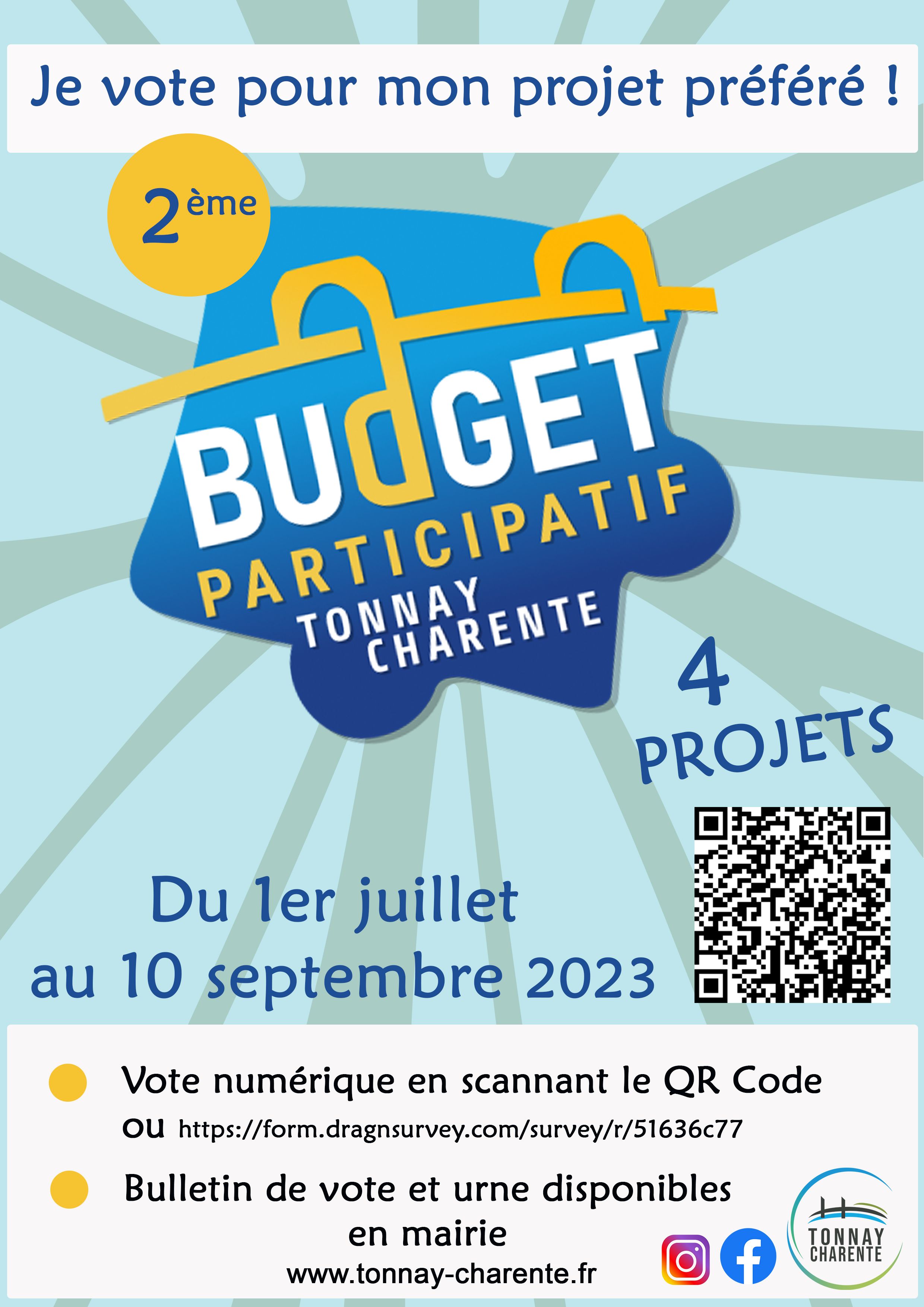 Affiche vote budget participatif int