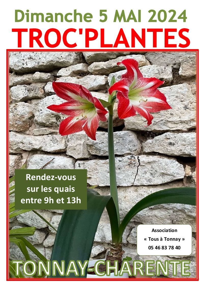 affiche 2024 troc plantes